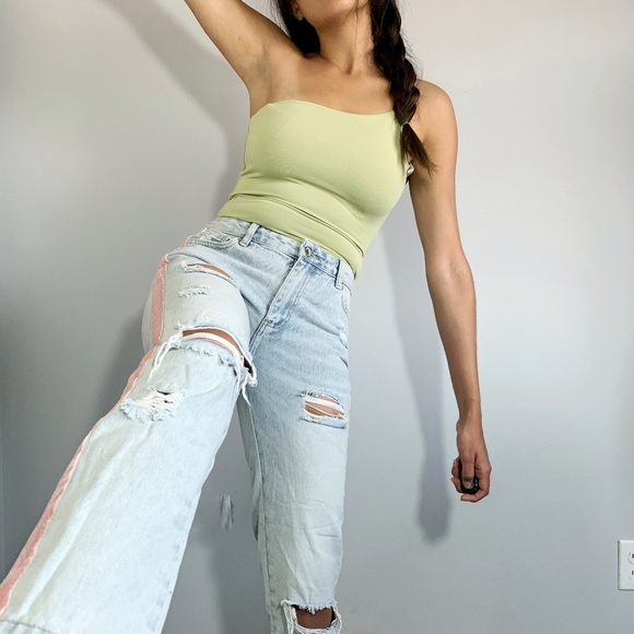 Distressed Light washed Jeans - Picture 1 of 3